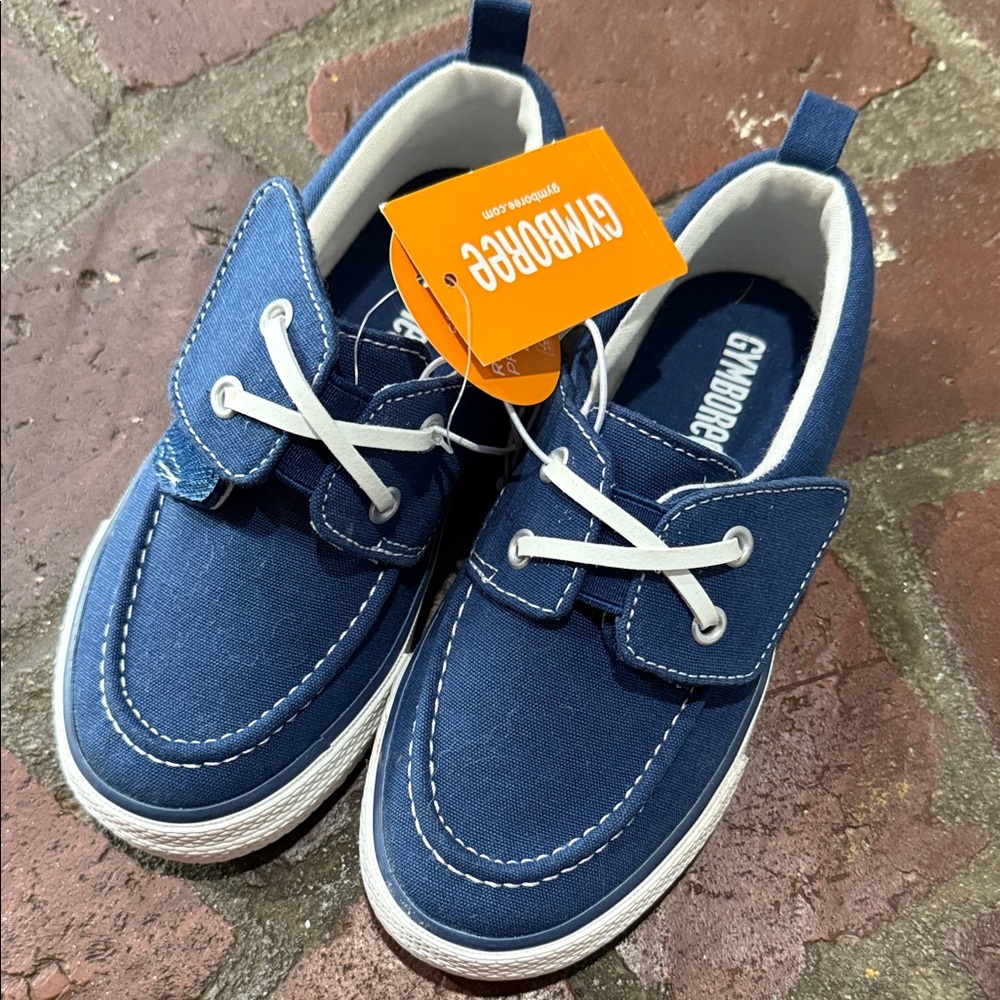 Gymboree Kids Navy Sneakers with White Laces